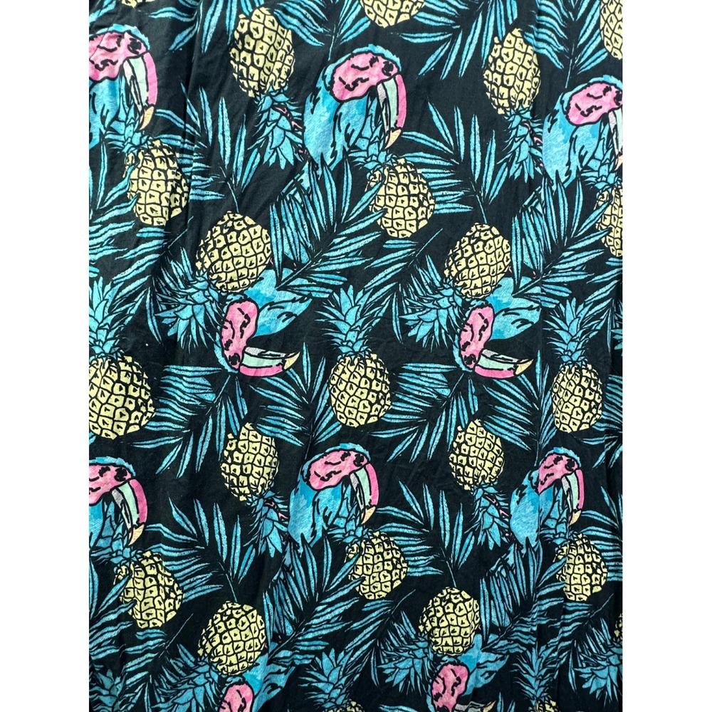 Foundry Shirt Men 4XL‎ XXXXL Tall Green leaf Yellow Pineapple Hawaiian Beach - Picture 2 of 10